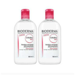 BIODERMA 贝德玛 温和无刺激卸妆水 粉水 500ml*2瓶