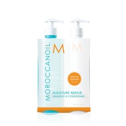  MOROCCANOIL 洗护套装 丰盈洗发水500ml+润泽修护护发素500ml  