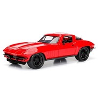 中亚prime会员、历史新低：Jada Toys 速度与激情 8 Chevy Corvette 雪佛兰 考维特 1:24 汽车模型车 *2件