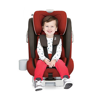 英国Joie巧儿宜汽车儿童安全座椅isofix硬接口9个月-12岁坐躺可调节盖世战神 中国红