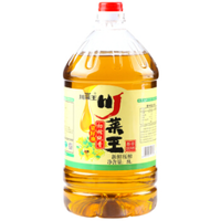 川菜王 非转基因 初榨纯香菜籽油 5L *3件