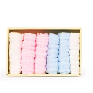 PurCotton 全棉时代 婴儿口水巾 6条*2盒装