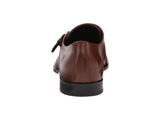 Calvin Klein Norm Leather Monk Strap 男士孟克鞋 棕色