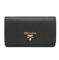 PRADA 普拉达女士单肩斜挎包 1BP006 NZV F0002 V 黑色