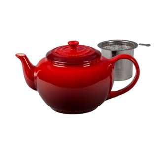 Le Creuset 茶水壶  樱桃色 1 夸脱