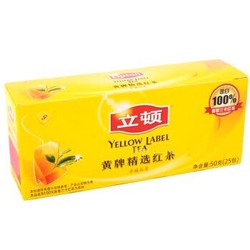 Lipton 立顿 黄牌精选红茶 25包 50g *7件