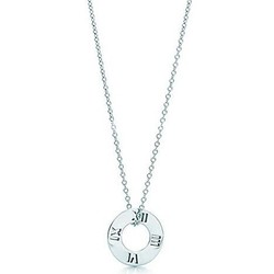 TIFFANY & Co 30419375 精美银色圆形 925银项链