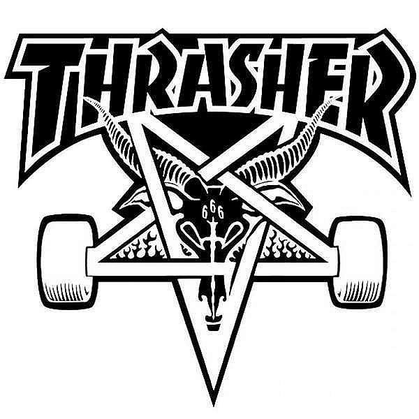 带火苗的字体？那是THRASHER