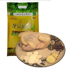 百年栗园 北京油鸡童子鸡 500g/只 *2件