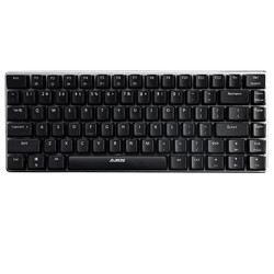 黑爵（AJAZZ）极客AK33 机械键盘普及版 黑色青轴 游戏 办公 电脑 笔记本键盘