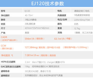 oransi 奥兰希 EJ120 空气净化器