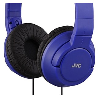 JVC 杰伟世 HA-S180-A 便携头戴式耳机 蓝色 