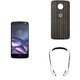  Motorola 摩托罗拉 Moto Z XT1650-05 模块化全网通4G手机(流金黑) + 摩范背壳模块 + Moto蓝牙耳机 套装　