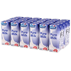 Pauls保利 全脂牛奶 纯牛奶 4*6*250ML 澳大利亚进口 (整箱装)