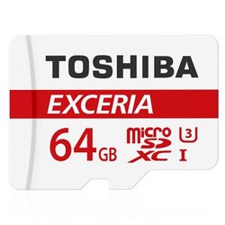 东芝（TOSHIBA） 64GB 90MB/s TF(micro SD)存储卡 UHS-I U3 Class10 高速存储卡