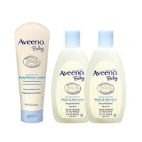  Aveeno 艾维诺 婴儿天然燕麦润肤乳 226g+燕麦洗发沐浴露 236ml*2 