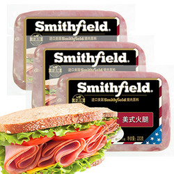 smithfield 美式火腿片 220g*3袋