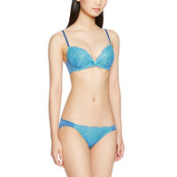 Triumph 黛安芬 贝壳蕾丝 文胸套装 蓝色