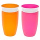 Munchkin Miracle 360学饮杯，粉色/橙色， 296ml，2件