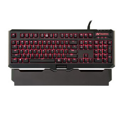 谜石(MEGA STONE)德国原厂樱桃（cherry） mx黑轴幻刃系列HK10 单色红光机械键盘