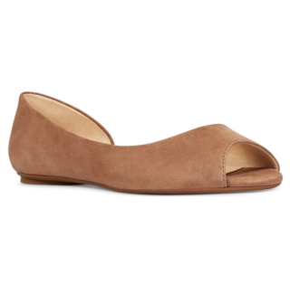 ninewest玖熙bachloret女士鱼嘴平底鞋