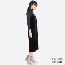 女装 丝绒吊带连衣裙 400578 优衣库UNIQLO