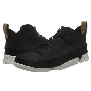 Clarks 其乐 Trigenic Flex 男士低帮休闲鞋 Black Nubuck 7.5UK