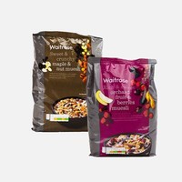 waitrose 混合什锦早餐麦片组合 1kg*2袋（枫糖坚果+水果坚果）