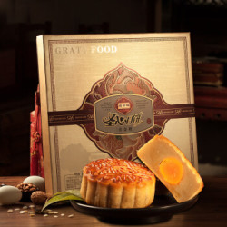 广天福 圣心月饼 礼盒 8个 815g *3件