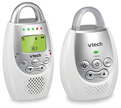 VTech DM221安全和声音数字音频婴儿监视器，带1个父母终端