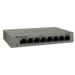 NETGEAR 美国网件 GS308 1000M铁壳以太网交换机 8口