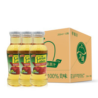 大湖 100%苹果汁（玻璃瓶）255ml*12瓶 *2件