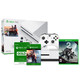Microsoft 微软 Xbox One S 500GB 游戏主机《战地1》同捆版+《命运2》+3个月金会员