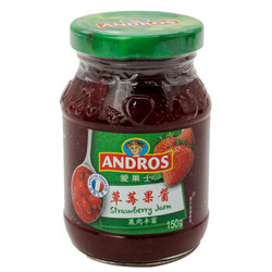 Andros安德鲁爱果士 草莓果酱150g/瓶 *10件