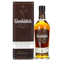 Glenfiddich 格兰菲迪 18年苏格兰达夫镇单一麦芽威士忌700ml +凑单品