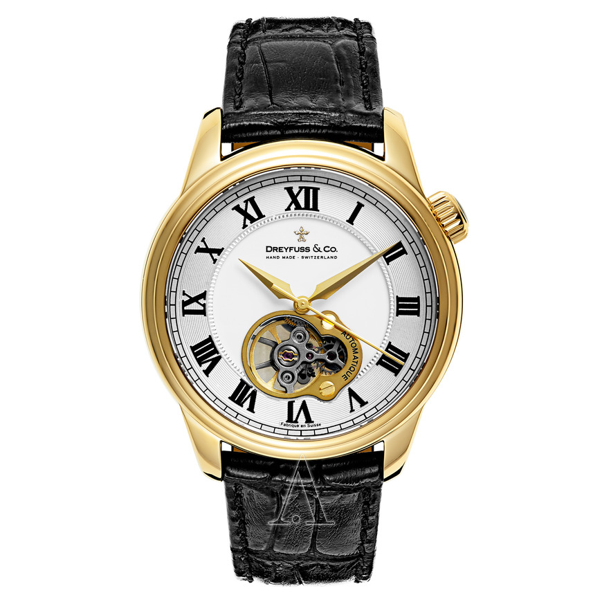 DREYFUSS & CO. 1925 Open Heart DGS00092-01 男士机械腕表