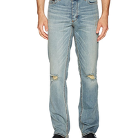 Calvin Klein Slim Straight 男士牛仔裤