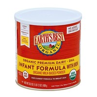 凑单品：EARTH'S BEST Organic Infant Formula 有机含铁奶粉 658g  