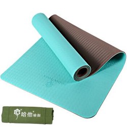 HATHA YOGA 哈他 tpe瑜伽垫 6mm *2件 +凑单品