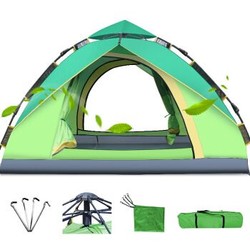 创悦 全自动户外帐篷免安装露营帐篷2-3人液压野营帐篷 CY-5905A 绿色
