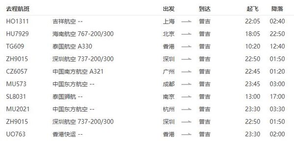 全国-泰国普吉岛 6/7天自由行