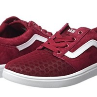 VANS 范斯 Chapman Lite男士低帮休闲鞋 Red Mixed Burgundy White UK6