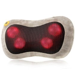 GESS 德国品牌 GESS129按摩器 按摩枕 背部腰部按摩器 保健枕头 车载颈椎按摩器 脊椎保