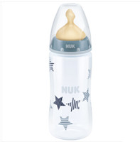 NUK 宽口径PP奶瓶 300ml 配防胀气奶嘴