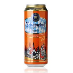 德国进口 Schaumhof 雪夫小麦白啤酒 500ml*24听 *27件
