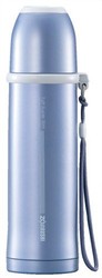 ZOJIRUSHI 象印 不锈钢真空瓶0.25升(8.4盎司) SS-PC25-AH金属蓝色 *2件