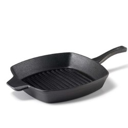 Calphalon 卡福莱 Pre-Seasoned Cast Iron Grill 煎锅 10英寸 *2件