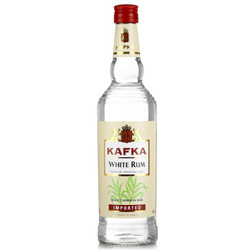 卡夫卡（Kafka）洋酒 白朗姆酒750ml *3件