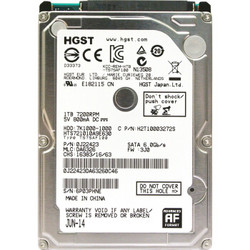 昱科(HGST) 1TB 7200转32M SATA6Gb/s 笔记本硬盘