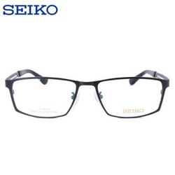 精工钛材眼镜架近视男女款全框商务眼镜框眼镜 镜架HC1009款 黑色+凑单品